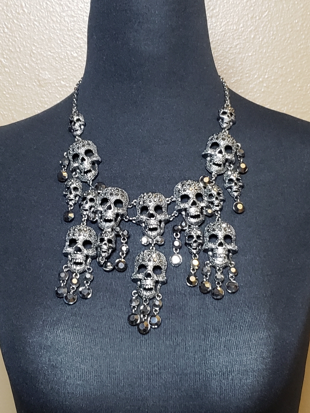 Natasha Skull Statement Necklace